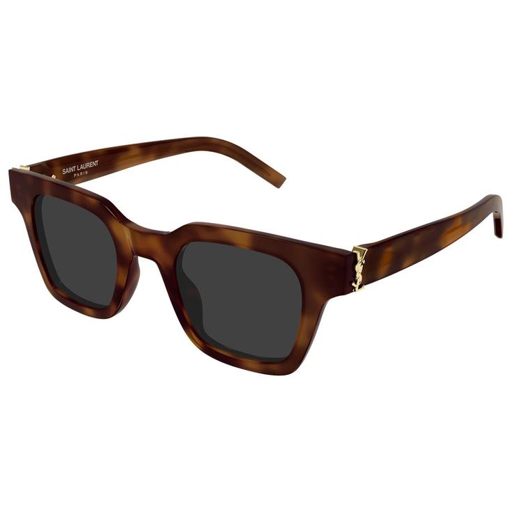 Saint Laurent Lunettes de soleil SL M157 003 Medium Havana Grey Présentation