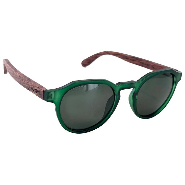 Moken Vision Sonnenbrille Green Wood Green Wod Green Polarized Präsentation