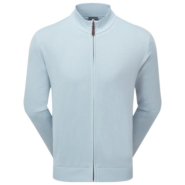 Footjoy Jacke Drirelease Full Zip Lined Sweater Skyway Präsentation