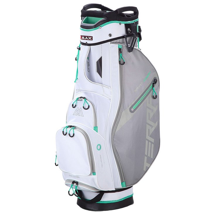 Big Max Cartbag (Komplettsatz) Terra Sport White Silver Mint Präsentation
