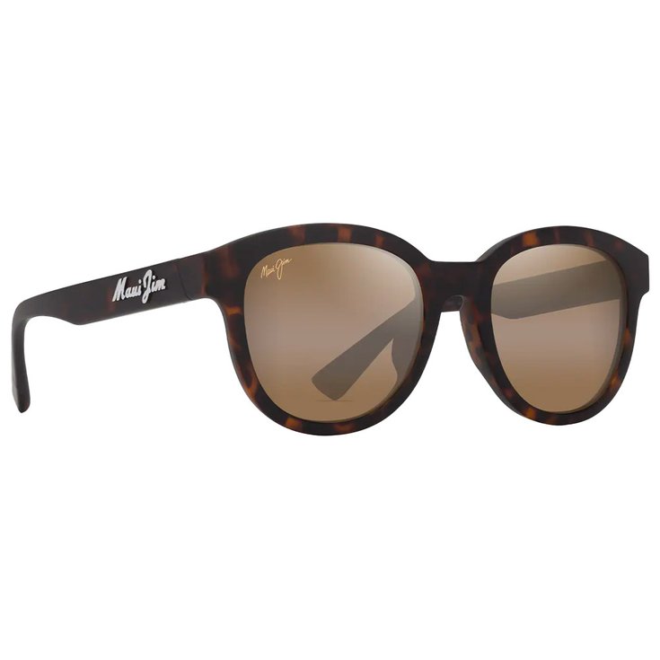 Maui Jim Sonnenbrille Ihupani Asian Fit Havane Foncé Mat Bronze Hcl MauiPure Präsentation