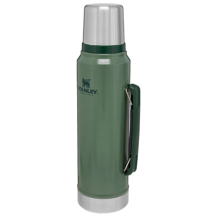 Stanley Trinkflasche The Legendary Classic Bottle 1.0L Hammertone Green Präsentation