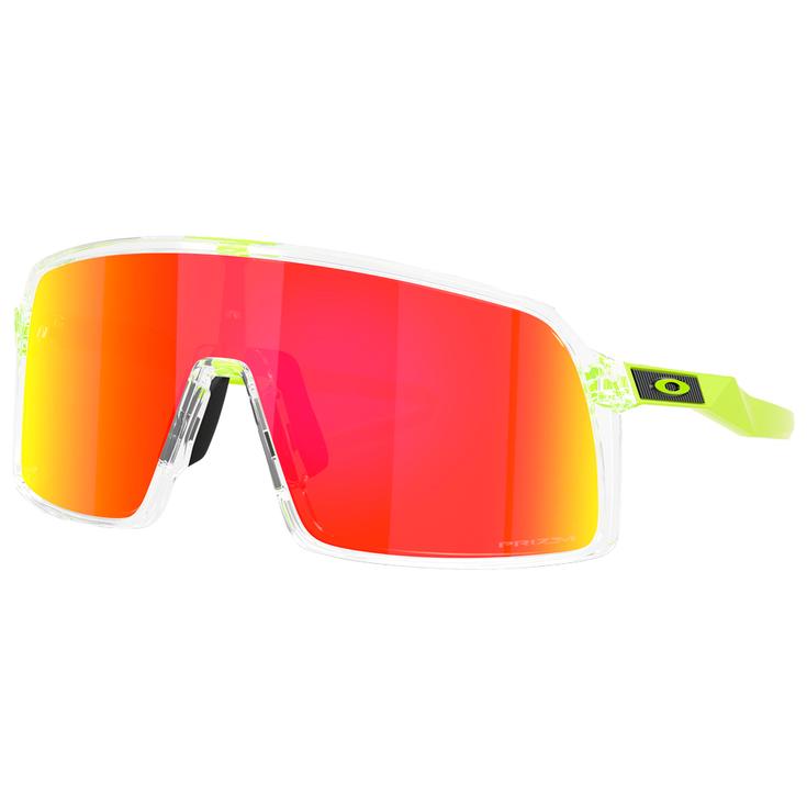 Oakley Sonnenbrille Sutro Neon Pop Collection Clear Prizm Ruby Präsentation