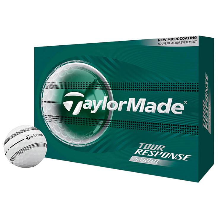 Taylormade Neue Golfbälle Tour Response Stripe White Präsentation