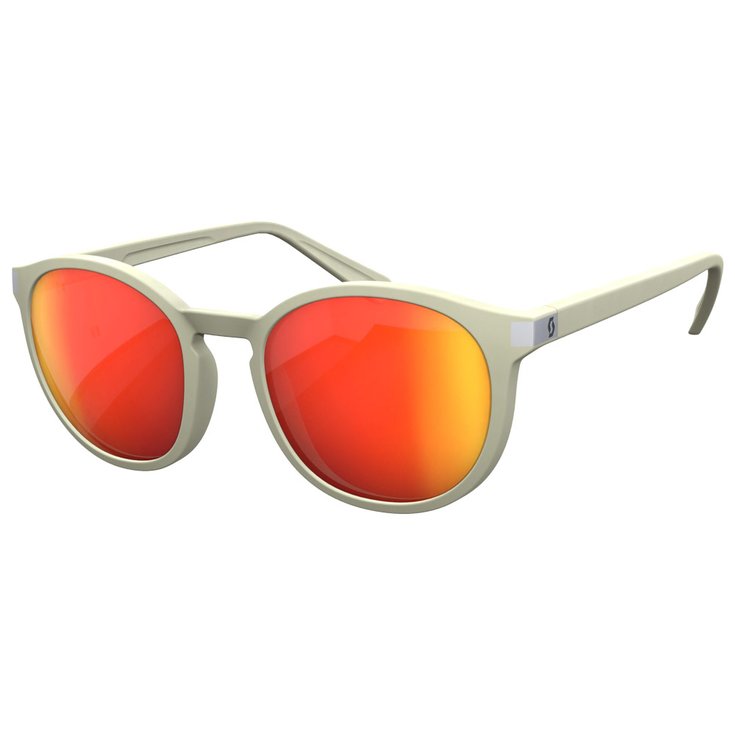 Scott Sonnenbrille Riff Sand Beige Red Chrome Eco Präsentation