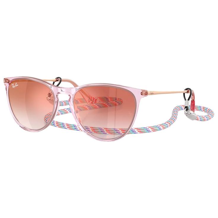 Ray Ban Lunettes de soleil RB9060S Erika Kids Polished Translucide Purple Gradient Red Incolore Présentation
