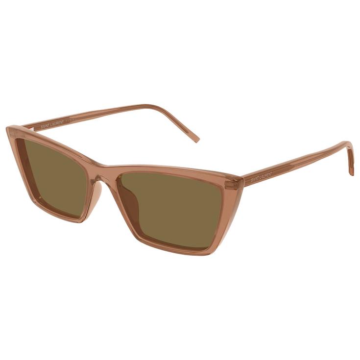 Saint Laurent Sonnenbrille SL 737 Mica Thin 009 Brown Präsentation