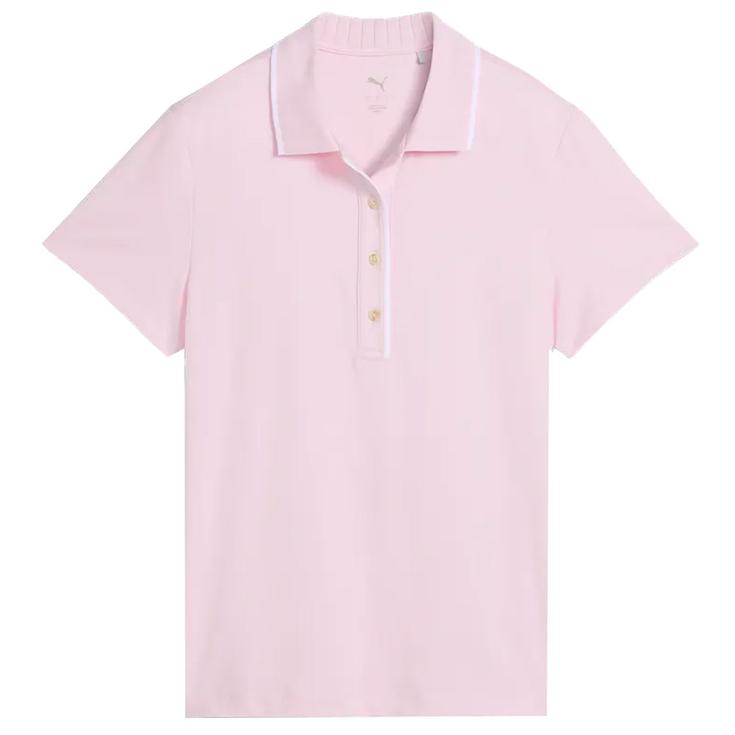 Puma Golf Polohemde W Cloudspun Bridges Ss Polo Powder Pink Präsentation