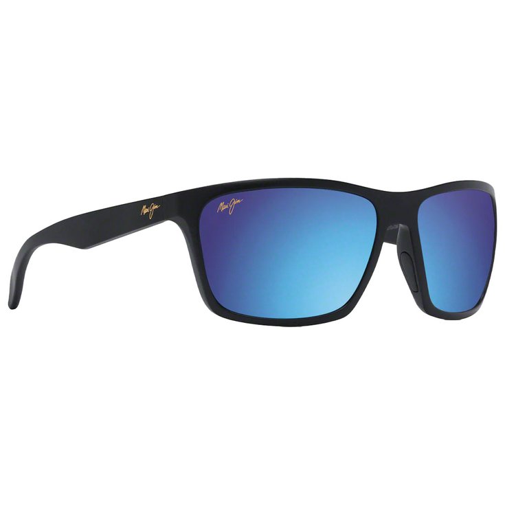 Maui Jim Sonnenbrille Makoa Noir Mat Blue Hawaï Minéral SuperThin Präsentation