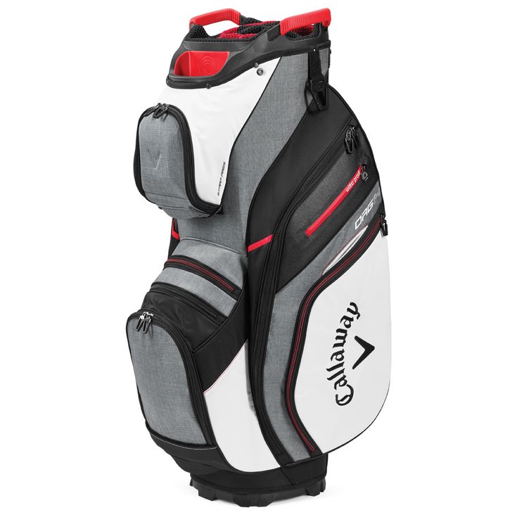 Callaway Golf Cartbag (Komplettsatz) Org 14 Cart White Charcoal Black Red - Sans Präsentation