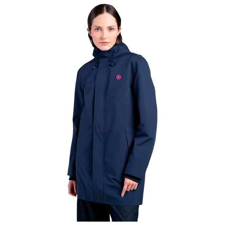 Flotte Kapuzenjacke Beaubourg Indigo Präsentation