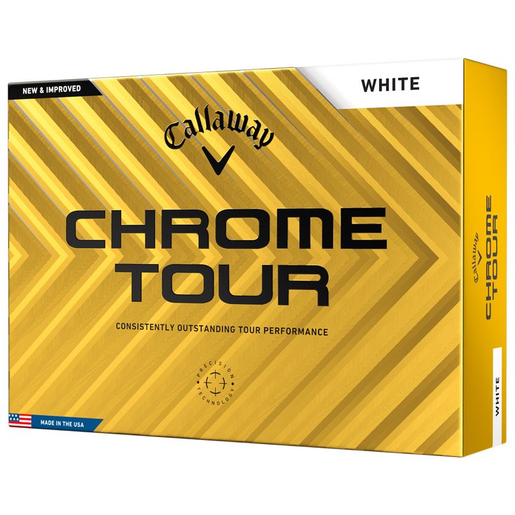 Callaway Golf Neue Golfbälle Chrome Tour White Präsentation