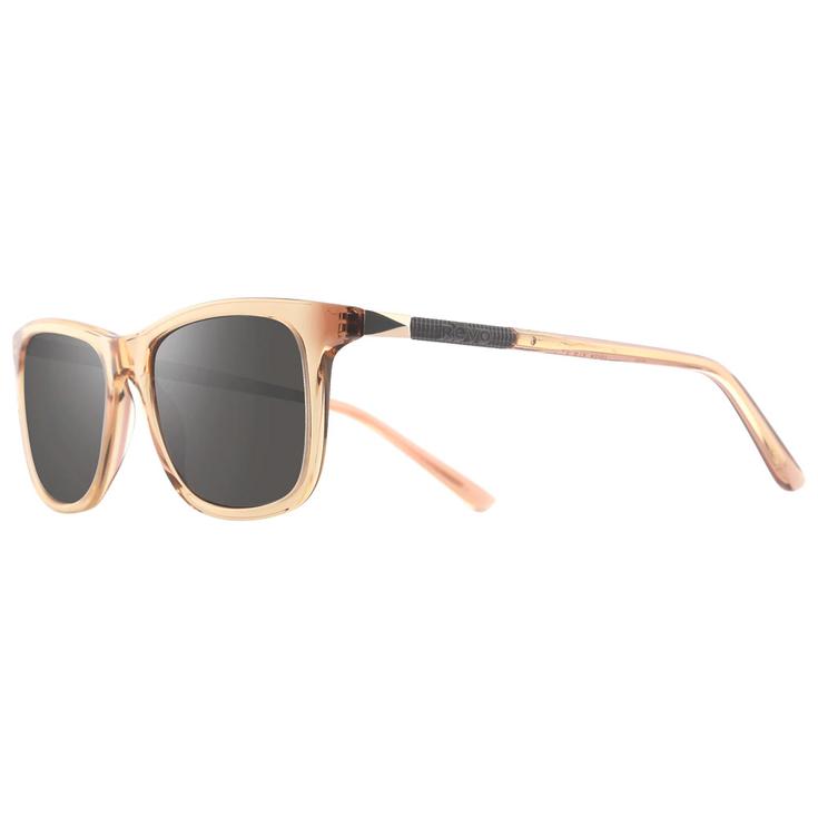 Revo Sonnenbrille Cove Caramel Serilium+ Graphite Polarized Präsentation