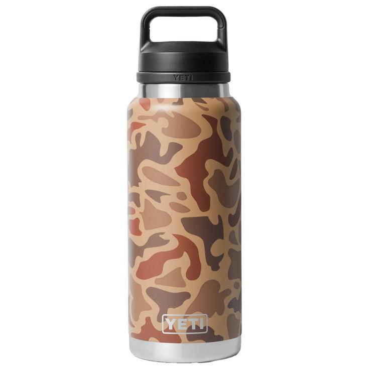 Yeti Trinkflasche Rambler 36 Oz 1.1L Wetlands Camo Präsentation