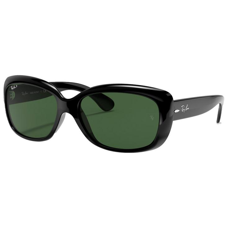 Ray Ban Sonnenbrille RB4101 Jackie Ohh Polished Black Dark Green Präsentation