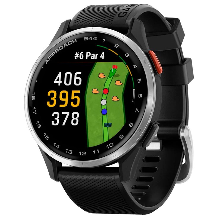 Garmin GPS-Uhren Approach S44 Silver Black Präsentation