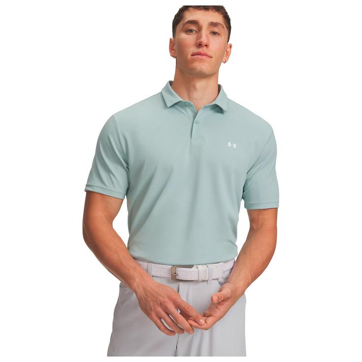 Under Armour Polohemde T2G Pique Enamel Blue White Präsentation