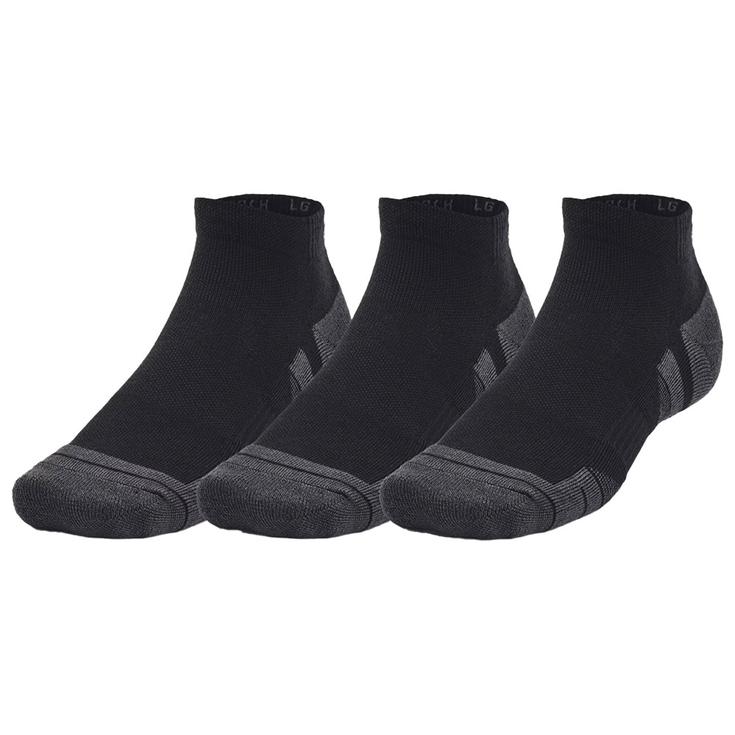 Under Armour Socken Performance Tech 3Pk Black Black Jet Gray Präsentation