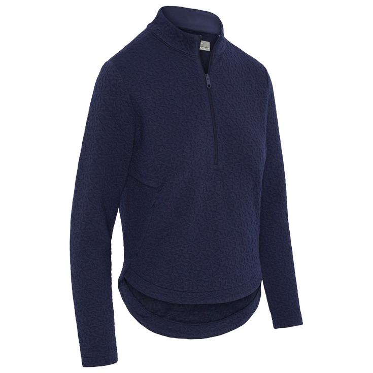 Callaway Golf Pullover 1/2 Zip Quilted Knit Peacoat Präsentation