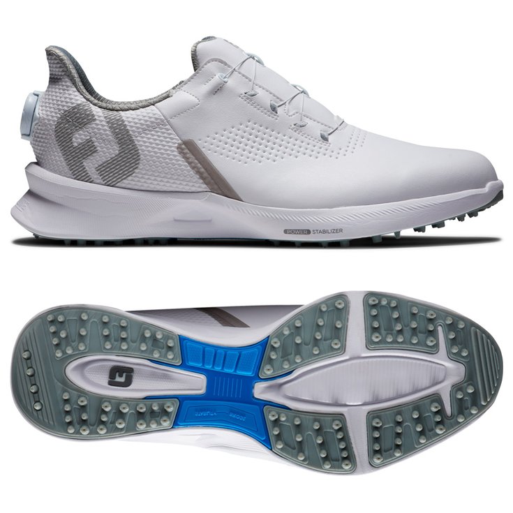 Footjoy Chaussures sans spikes Fuel Boa White Grey Präsentation