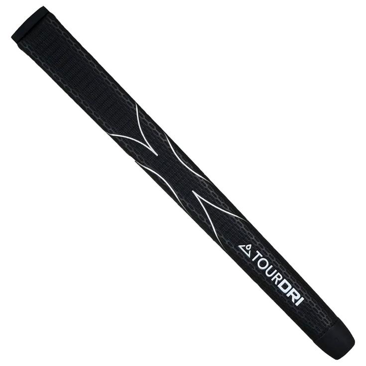 TourDri Grip Putter PU Putter Grip Black Silver Présentation