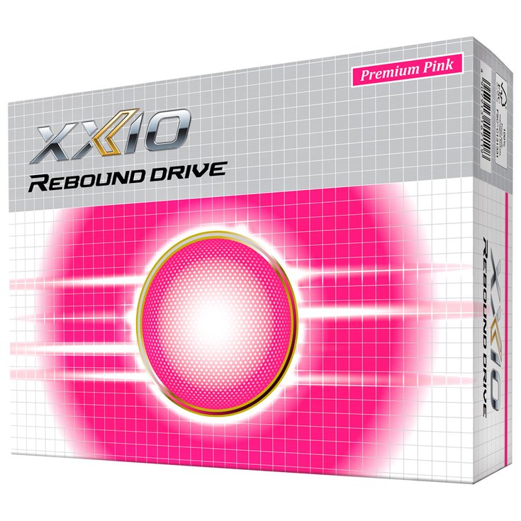 XXIO Neue Golfbälle XXIO Rebound Drive Premium Pink Präsentation