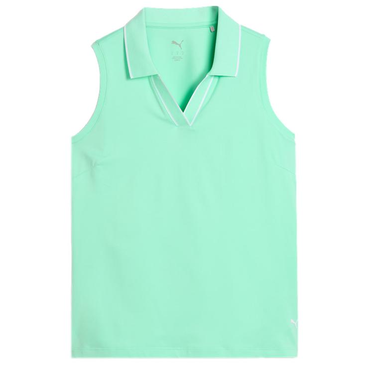 Puma Golf Polohemde W Cloudspun Ess SL Polo Mint Jelly Präsentation