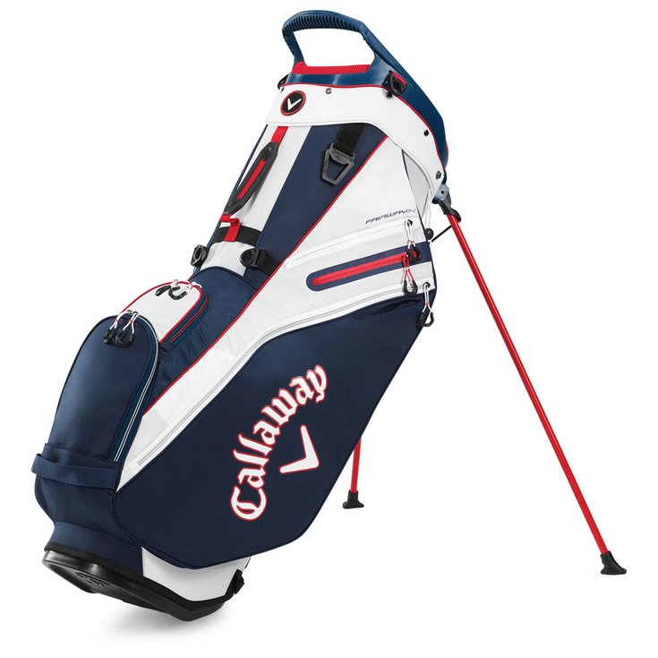 Callaway Golf Standbag (Komplettsatz) Fairway 14 Stand Navy White Red - Sans Präsentation