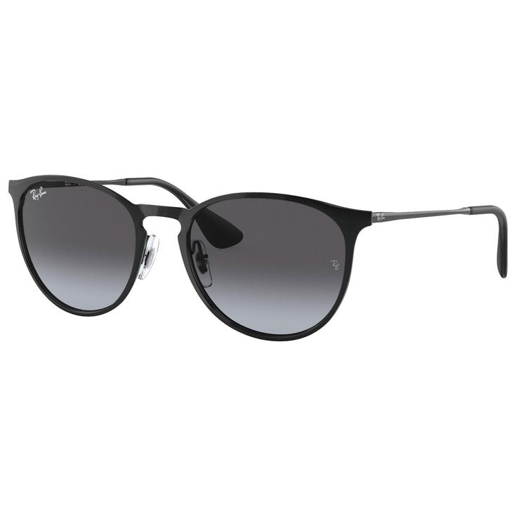 Ray Ban Sonnenbrille RB3539 Erika Metal Polished Black Dark Grey Gradient Präsentation