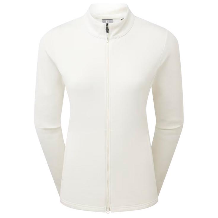 Footjoy Jacke Thermoseries Full Zip Midlayer Off White Präsentation