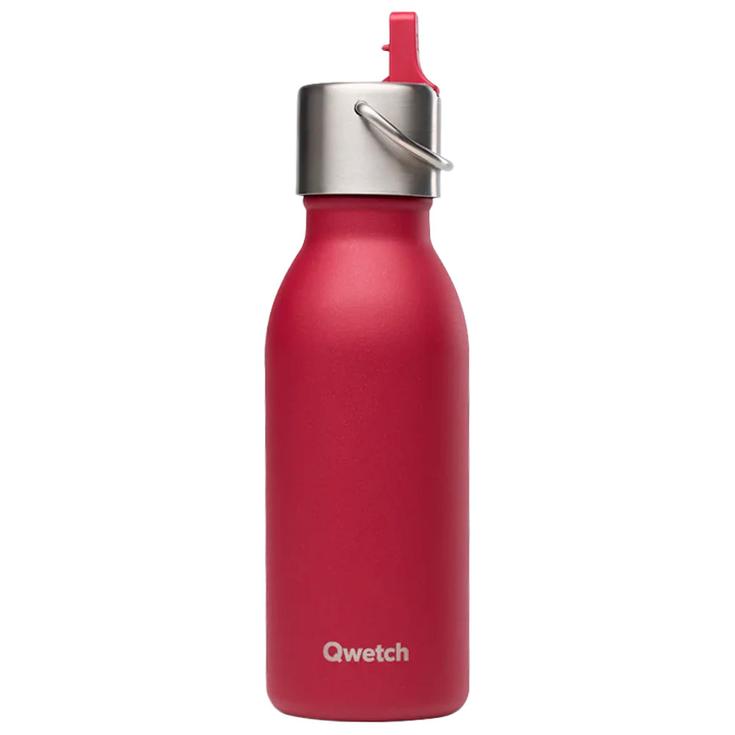 Qwetch Trinkflasche Kids 350 ml Sport Active Matt Grenat Präsentation