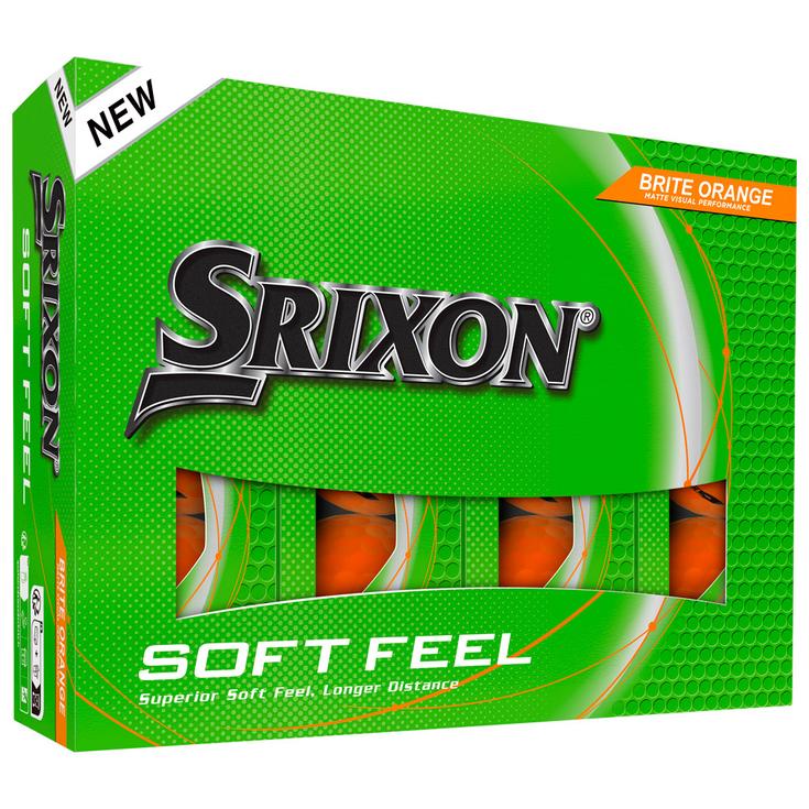 Srixon Balles neuves Soft Feel 14 Brite Orange Présentation