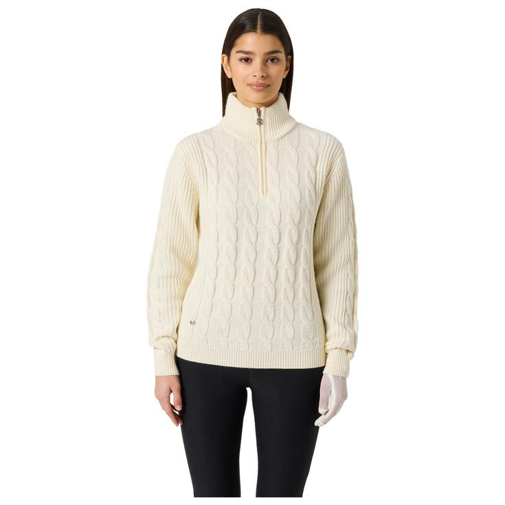Daily Sports Cable Pullover Lined Ivory 
