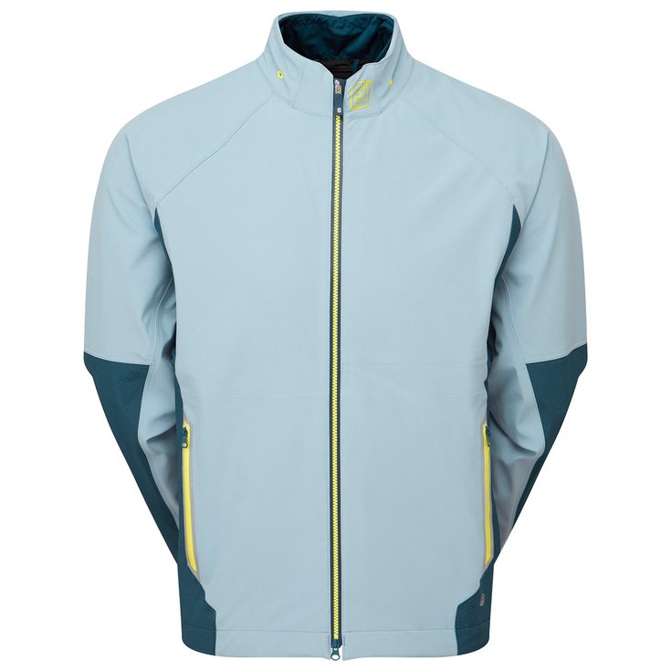 Footjoy Veste pluie Hydrotour Jacket Slate Navy Primrose Présentation
