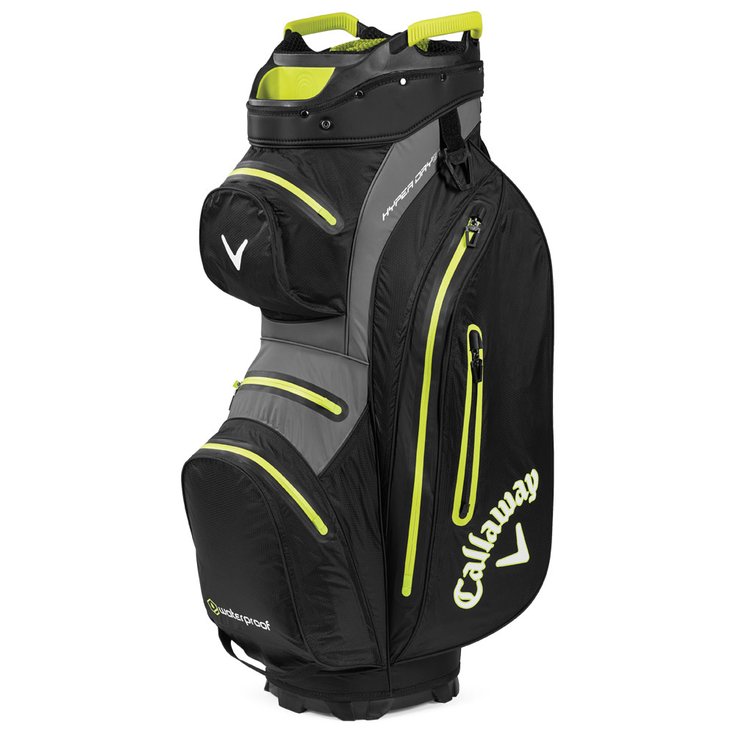 Callaway Golf Sacs chariot serie Hyper Dry 15 Cart Black Charcoal Yellow - Sans Présentation