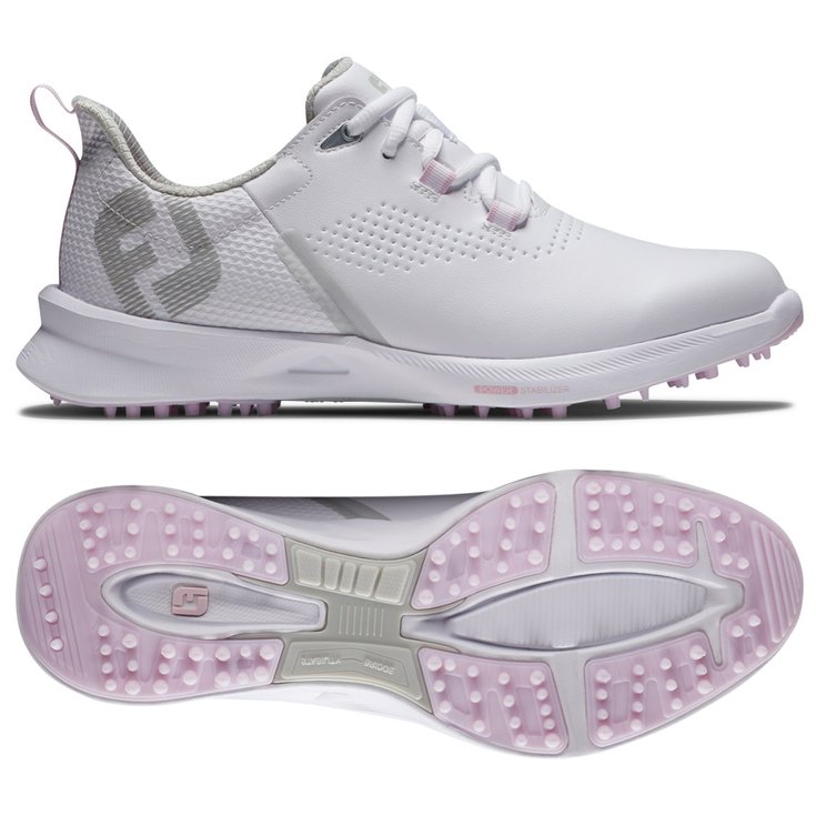 Footjoy Chaussures sans spikes Fuel Women White Pink Présentation