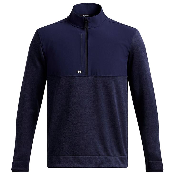 Under Armour Pullover Drive Storm Sweater Fleece Half Zip Midnight Navy Präsentation