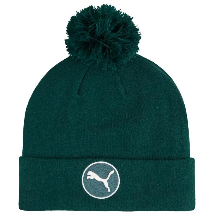 Puma Golf Mütze Wrmlbl Removable Pom Beanie Green Präsentation