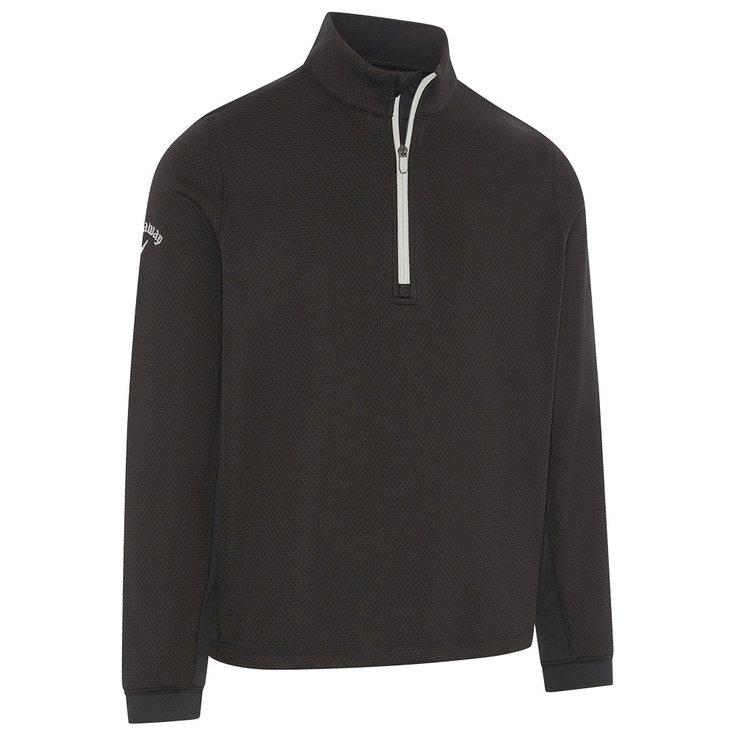 Callaway Golf Pullover Hex Fleece Caviar Präsentation