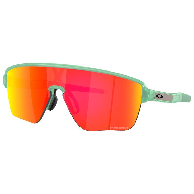 Oakley Sonnenbrille Corridor Sq Matte Transparent Jade Prizm Ruby Präsentation