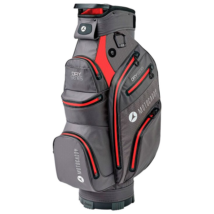 MotoCaddy Sacs chariot serie Dry-Series Charcoal Rouge Présentation