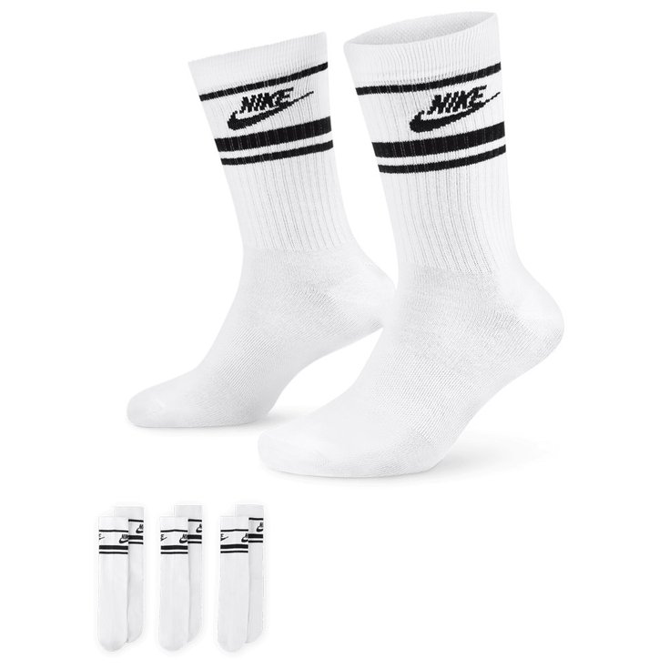 Nike Socken Everyday Esential Pairs White Black Präsentation