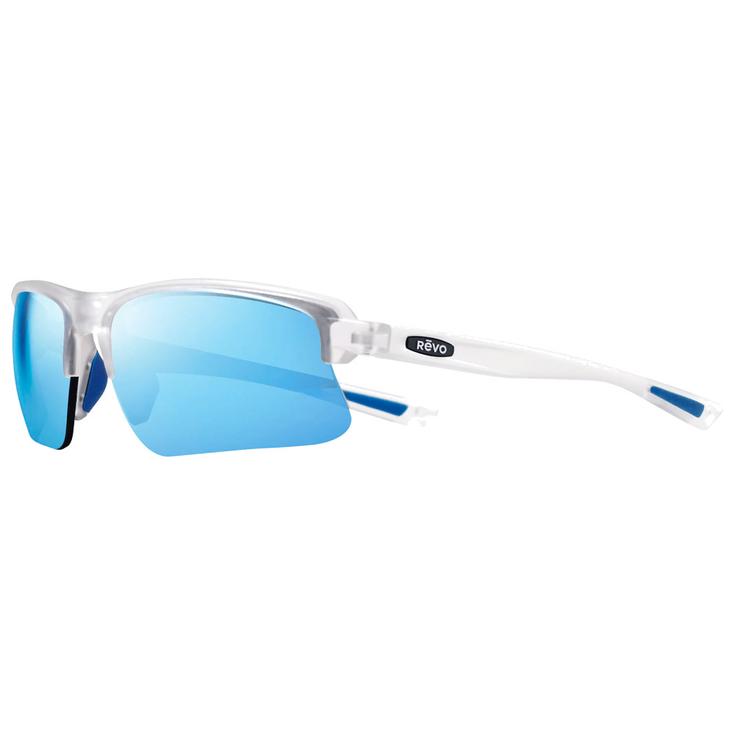 Revo Sonnenbrille Annika 2 Matte Crystal Serilium Blue Water Polarized Präsentation