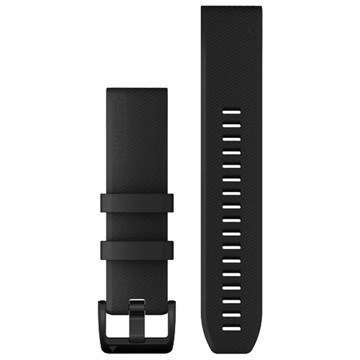 Garmin Armband Quickfit 22 Noir Fermoir Acier Inox Noir Präsentation