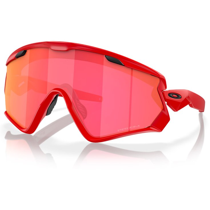 Oakley Sonnenbrille Wind Jacket 2.0 Matte Redline Prizm Snow Torch Präsentation