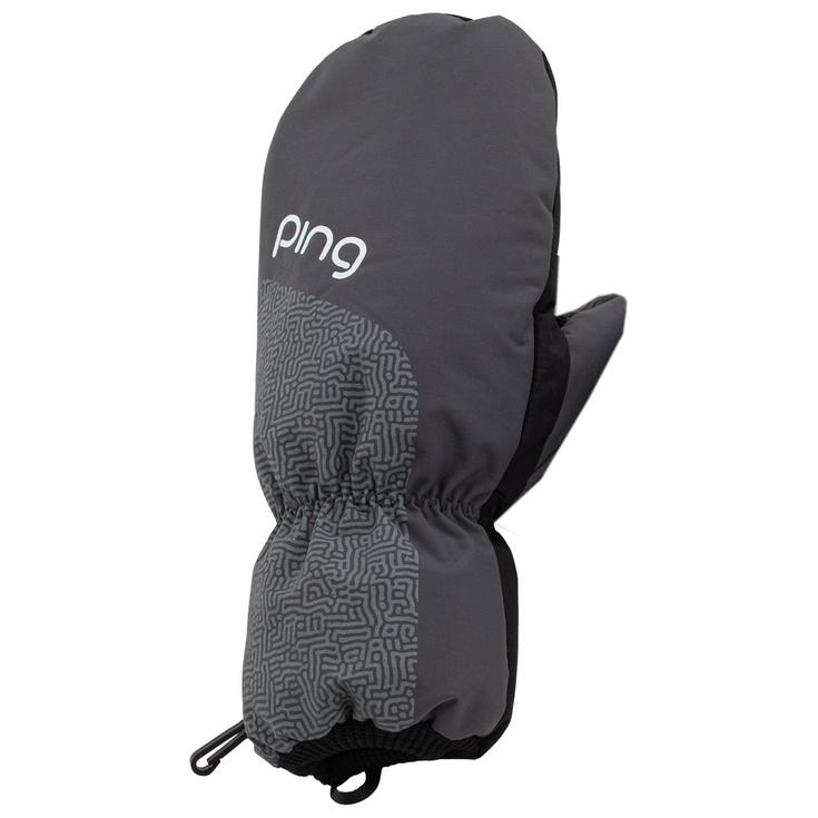 Ping Fäustling Ladies Cart Mittens Grey Black Präsentation