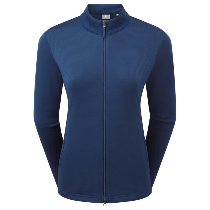 Footjoy Jacke Thermoseries Full Zip Midlayer Navy Präsentation