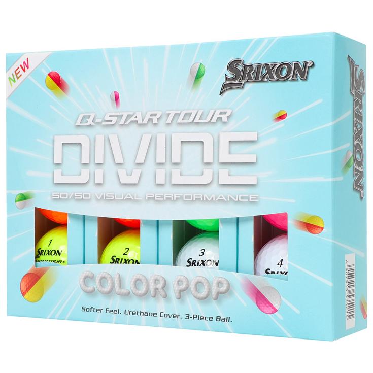 Srixon Balles neuves Q-Star Tour Divide Multi Présentation