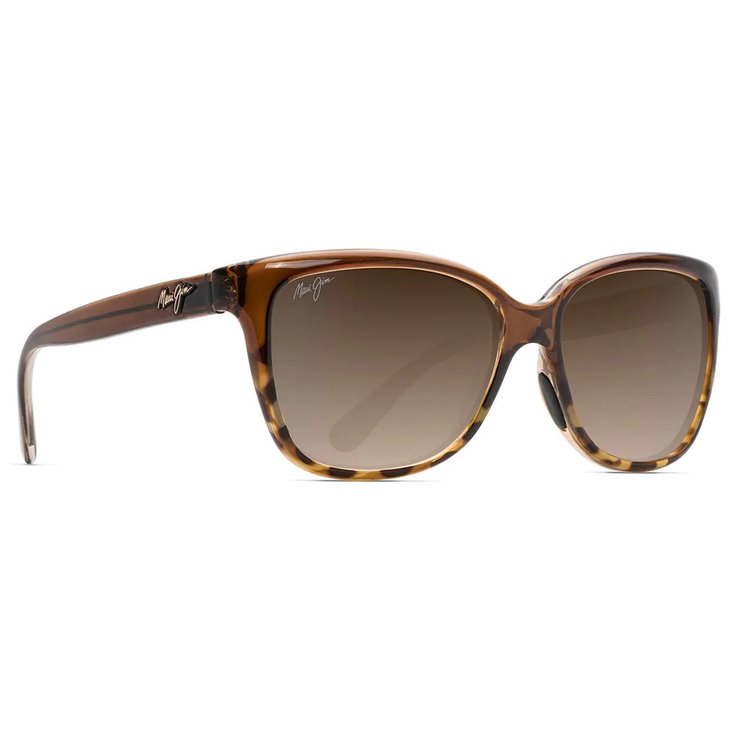 Maui Jim Sonnenbrille Starfish Chocolat Translucide Ecaille Bronze HCL Mineral SuperThin Präsentation
