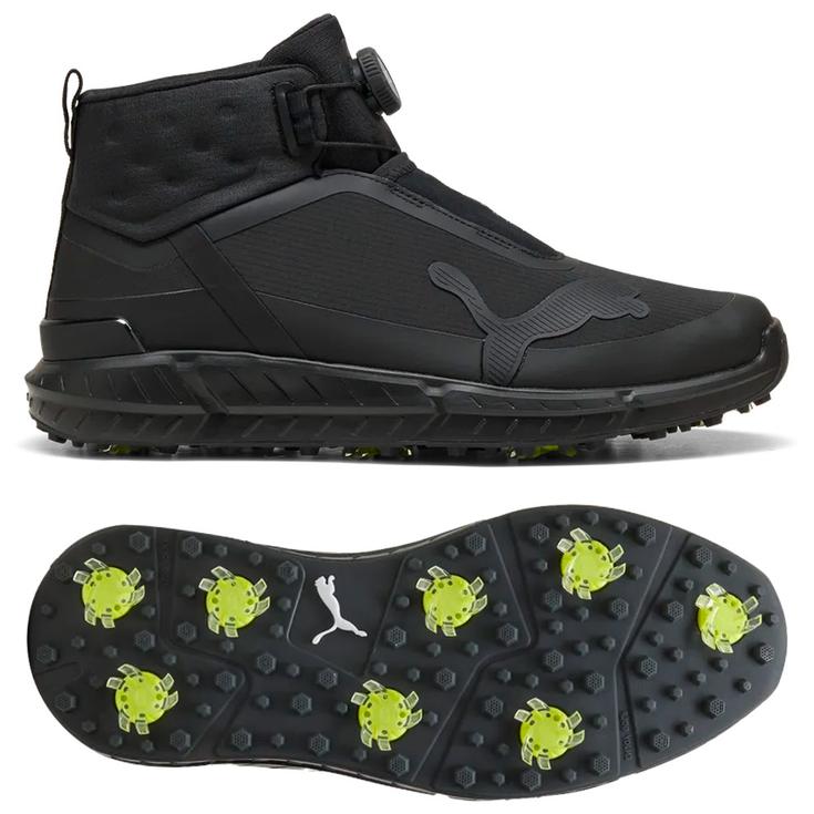 Puma Golf Schuhe mit Spikes Ignite Elevate Boot Black Präsentation